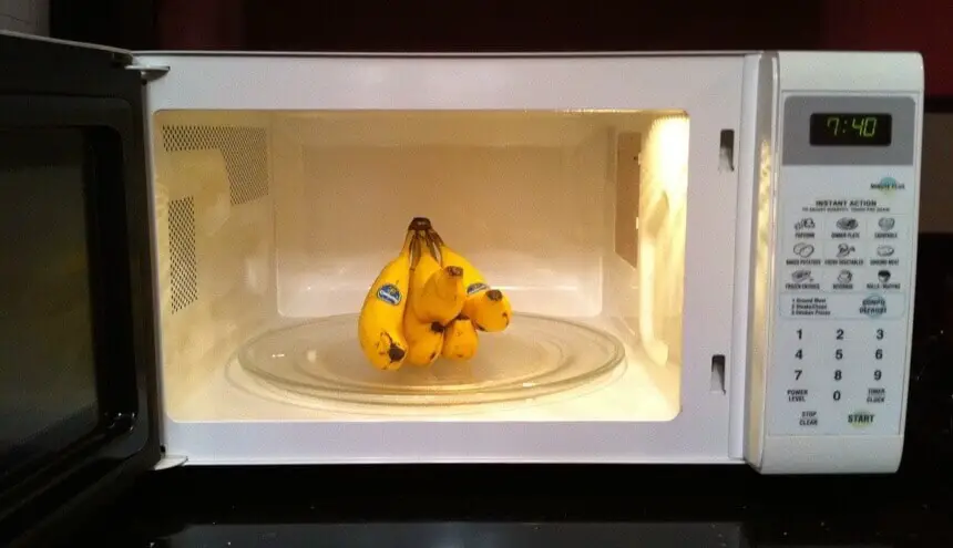 ripen banana in microwave