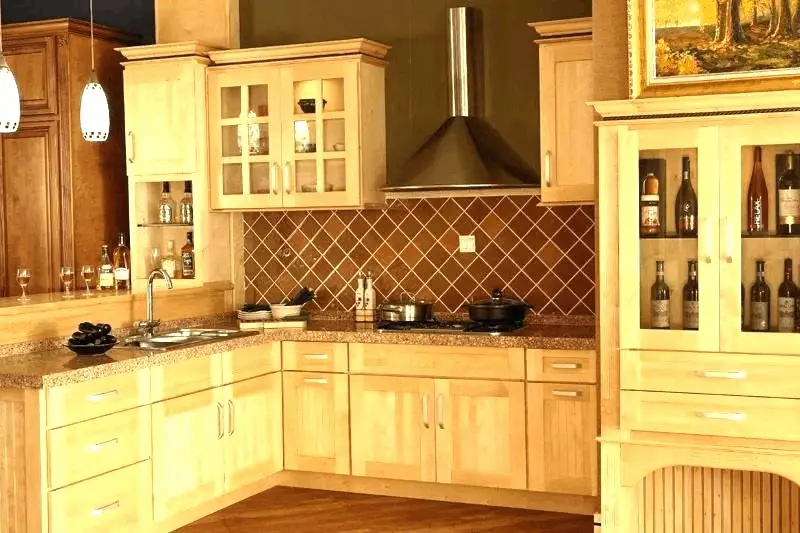 Maple Unfinished Cabinets