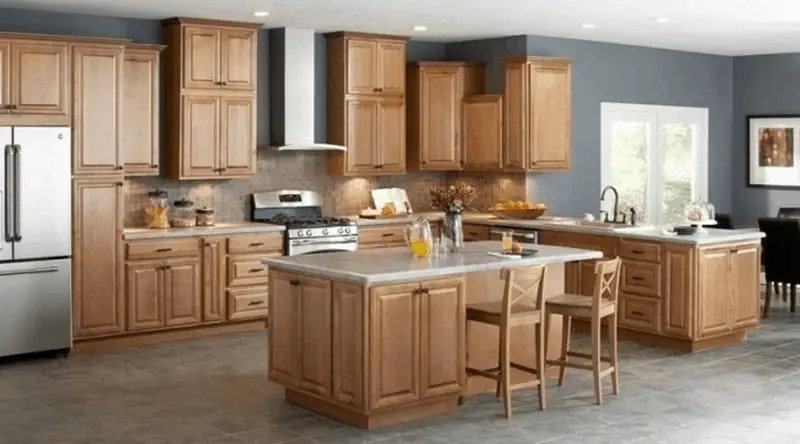 Oak Unfinished Kitchen Cabinets