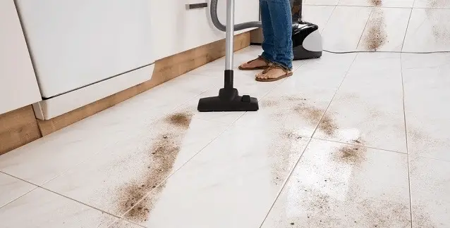 Cleaning with a vacuum
