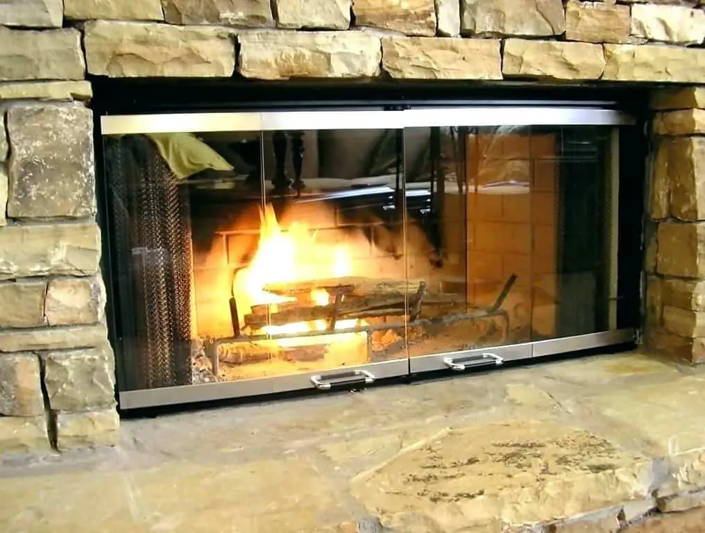 Fire Safe Glass Door Fireplace