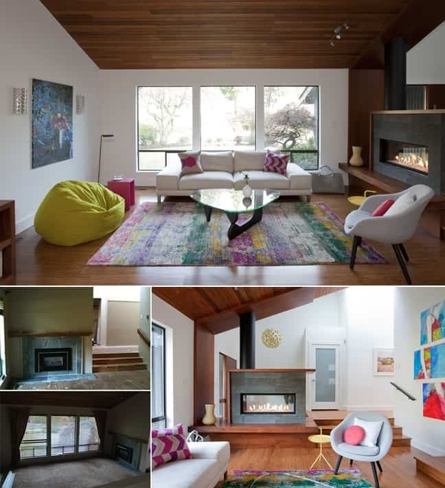 A 1980's Dated Split-Level Home Remodel