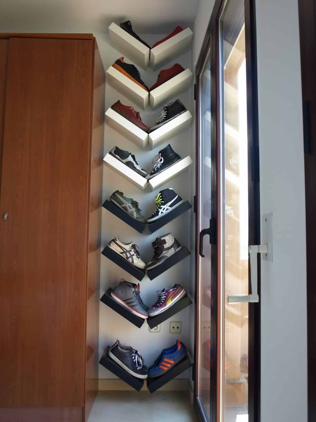 A Shoe Storage with IKEA Shelves