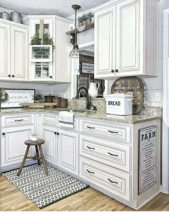 31 White Kitchen Cabinets Ideas In 2020 Remodel Or Move,Granite Top Kitchen Island On Wheels