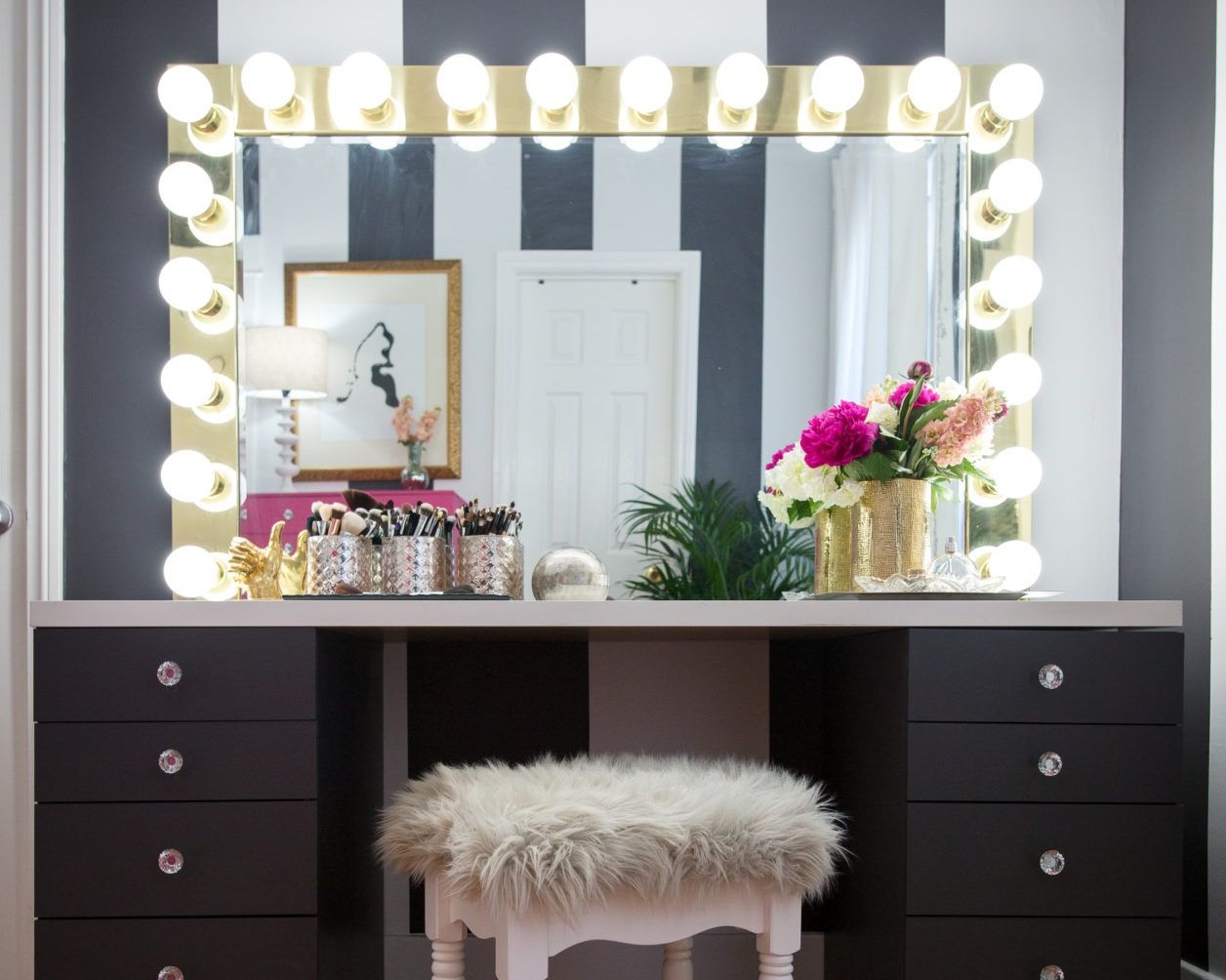 IKEA Hack Vanity Mirror