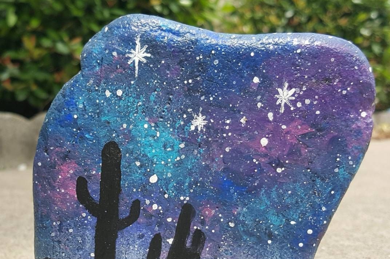 Starry Sky Artworks Rock Painting