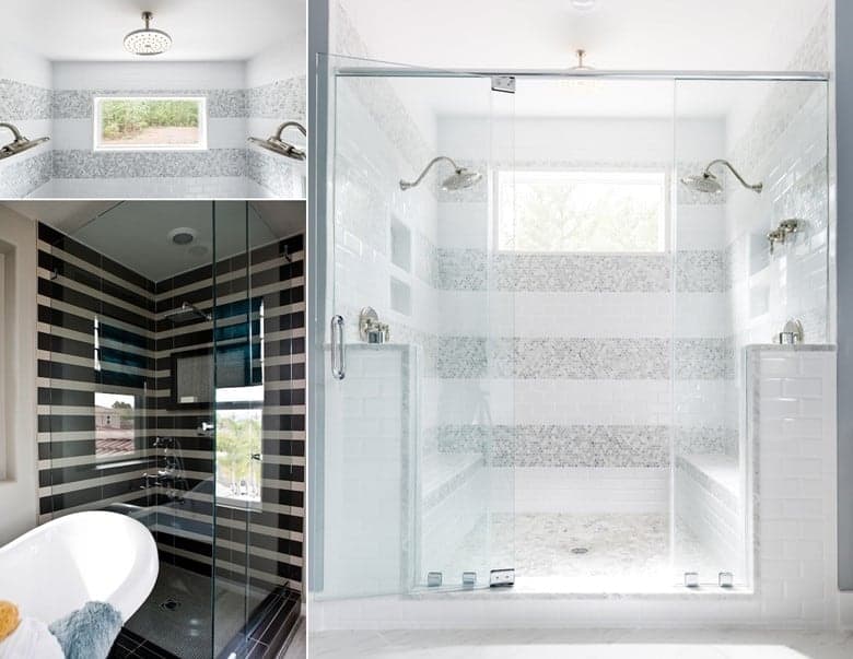 Glass Bathroom Tile Ideas - Bathroom Tile Ideas Room Inspiration At Arizona Tile / Try a starburst tile design.