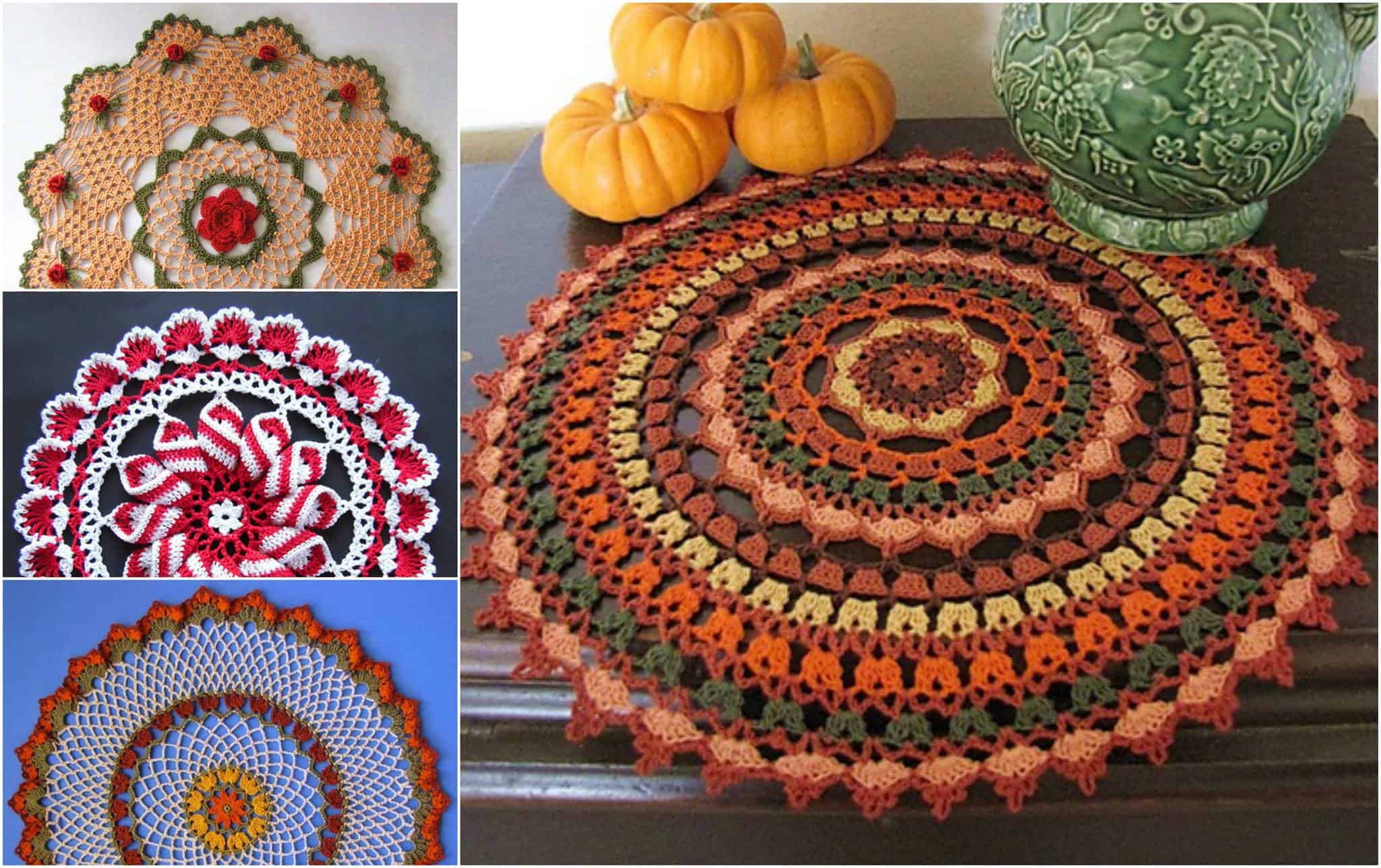 Crochet Mandala Autumn Spice