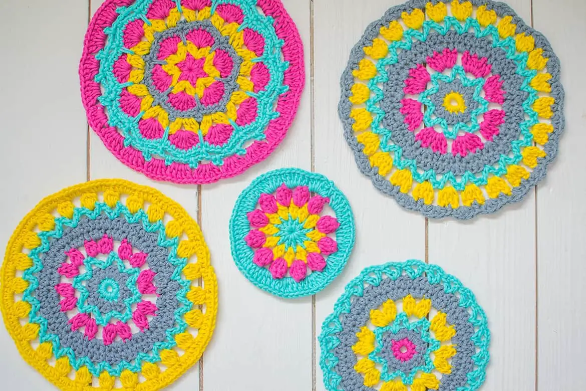 Crochet Mandala Colorful