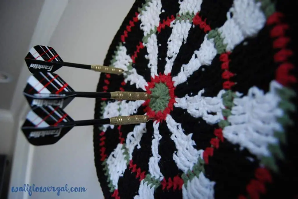 Crochet Mandala Dartboard