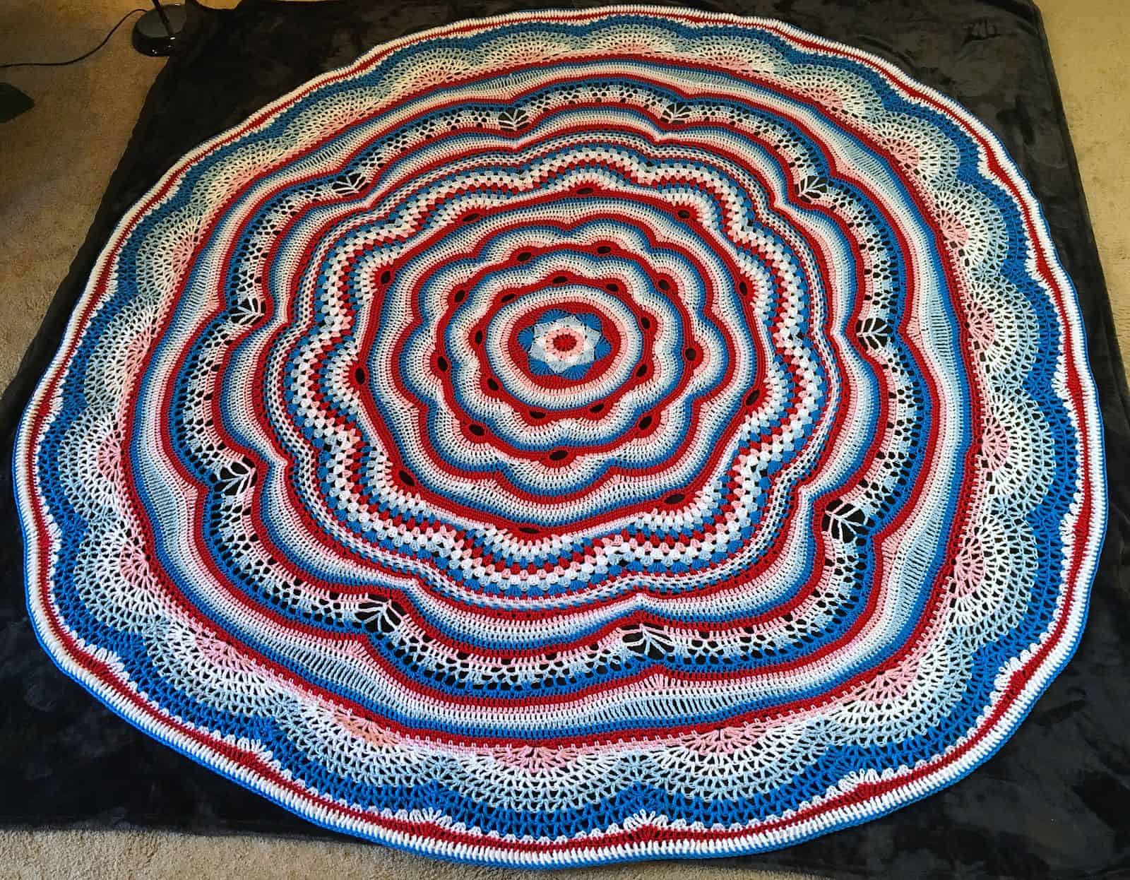 Crochet Mandala Tides of Change