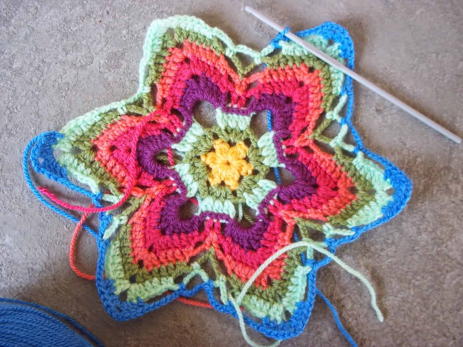 Starflower Crochet Mandala