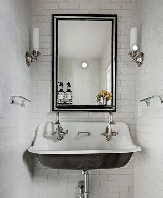 Wall-Mounted Sink for powder sinks