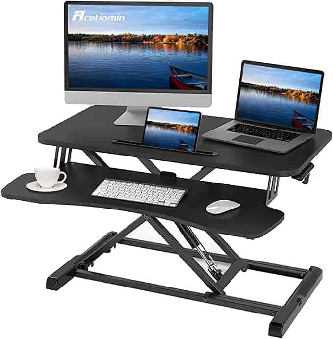 Chair-Shaped Adjustable Standing Desk
