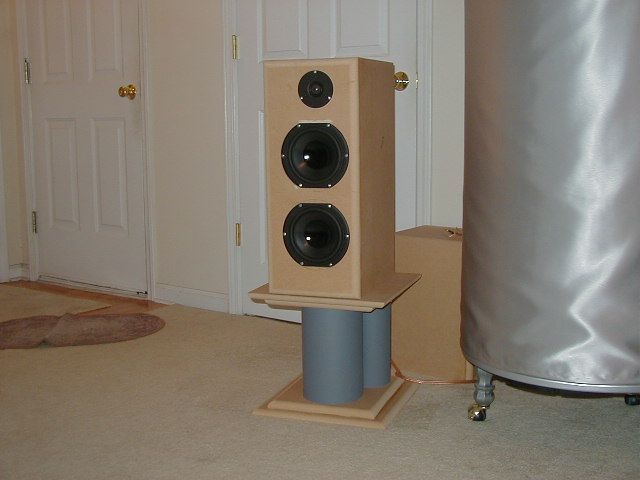 Minimalist PVC Speaker Stand