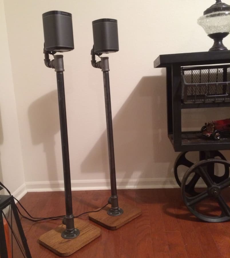 Steel Pipe Speaker Stand