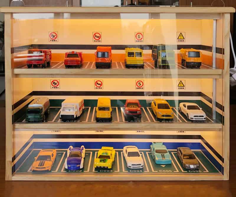 DIY Car Toy Display Case