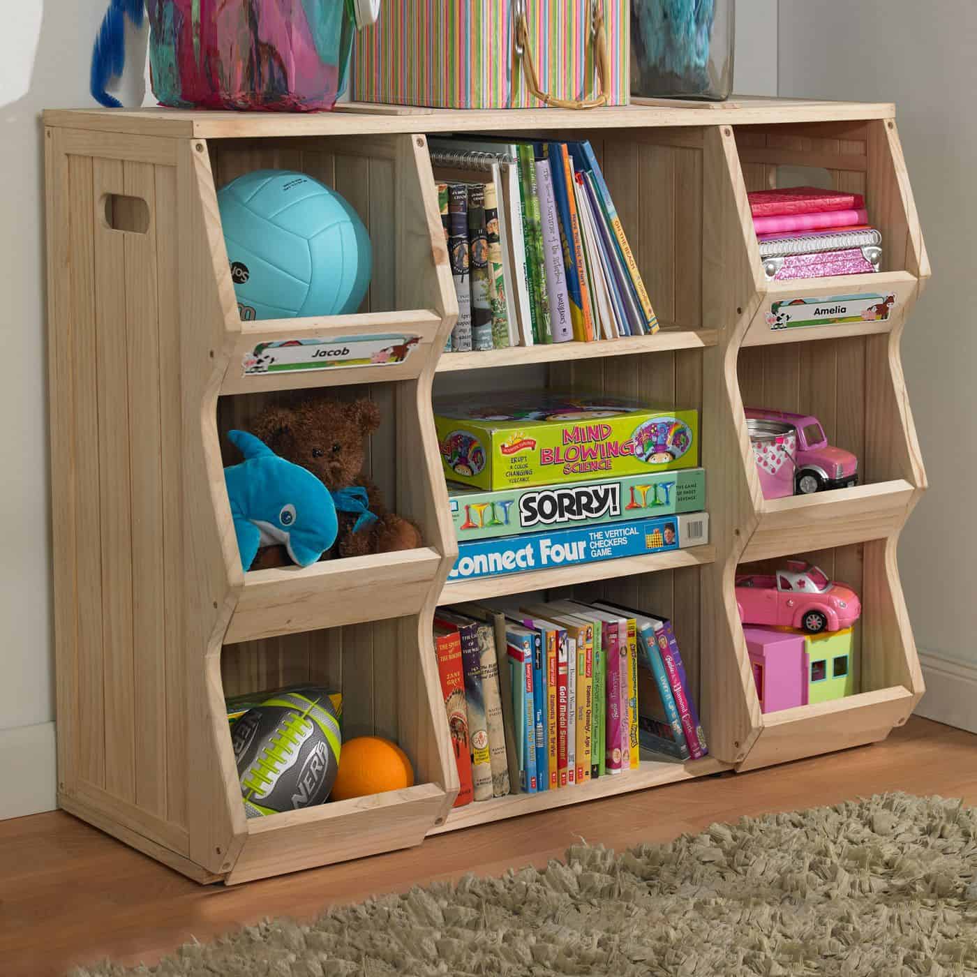 DIY Kids Book Shelf