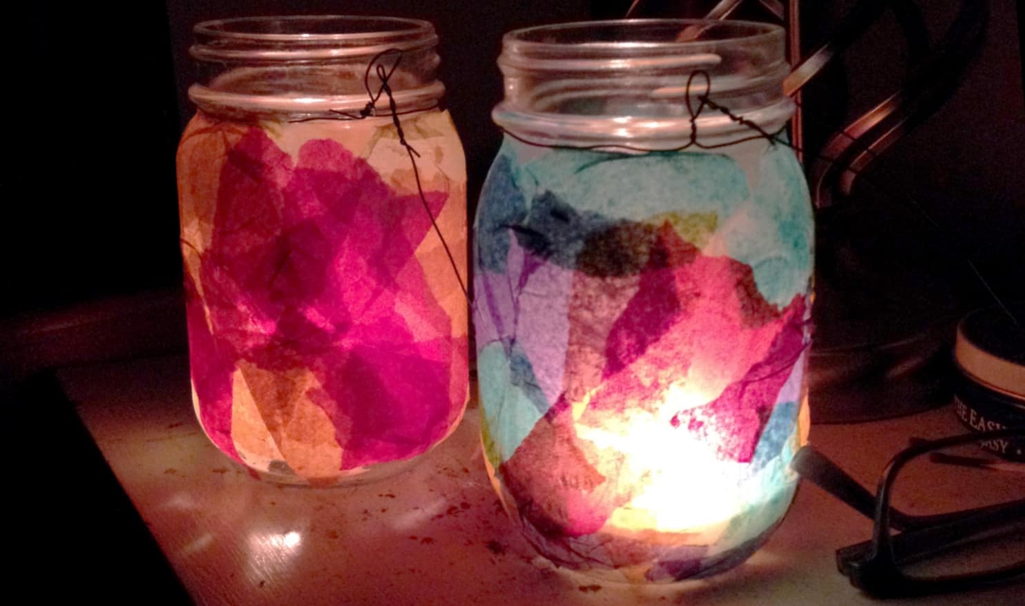 DIY Lantern Jar Decorations