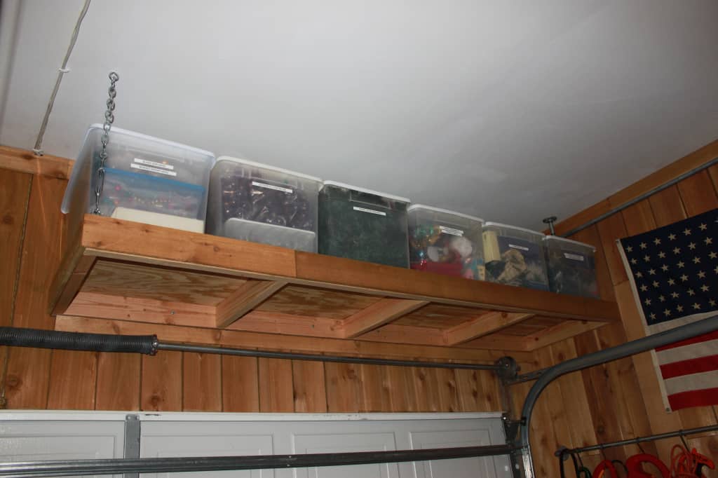Hooked Garage Shelves