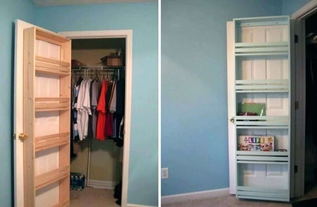 Creating Closet Door Shelves