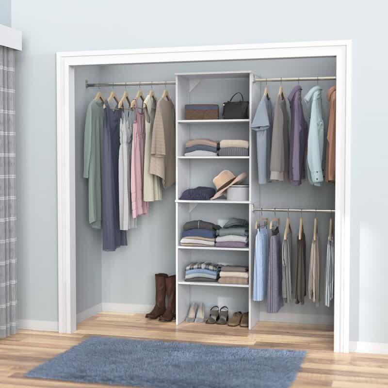 DIY Box-Style Closet Organizer