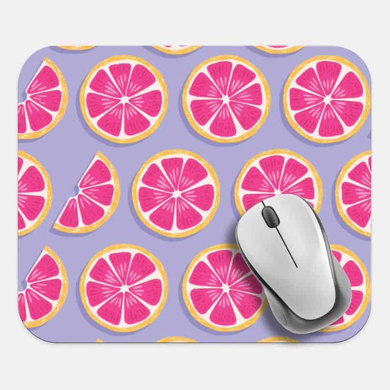 Grapefruit Mouse Pad