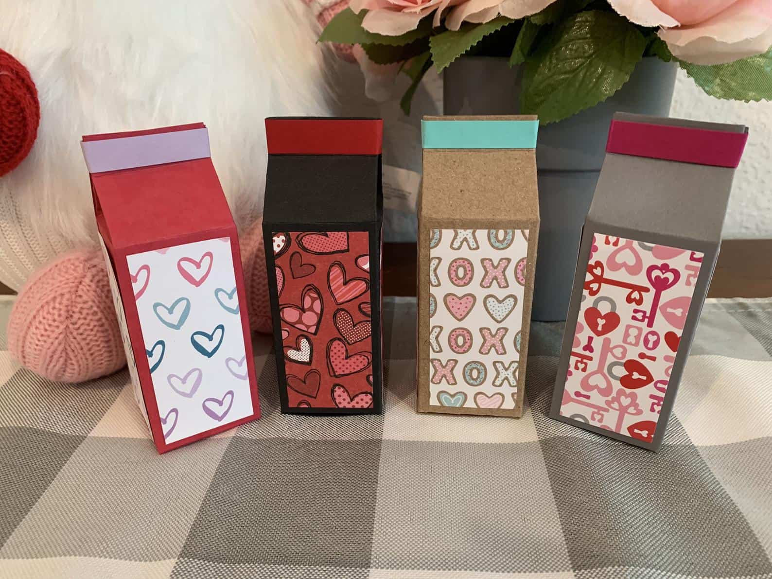 DIY Mini Milk Carton Gift Box