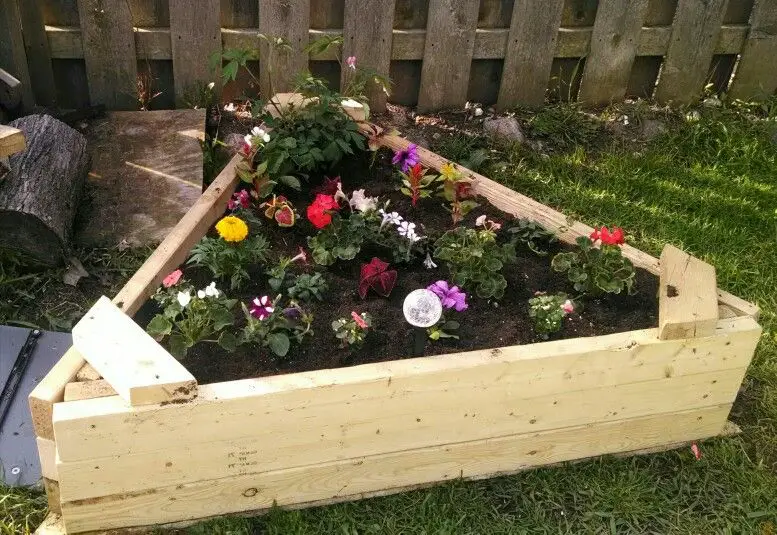 DIY Triangle Planter Box