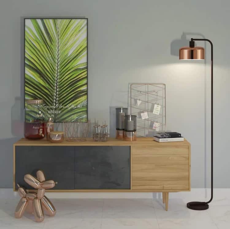 DIY Copper Floor Lamp