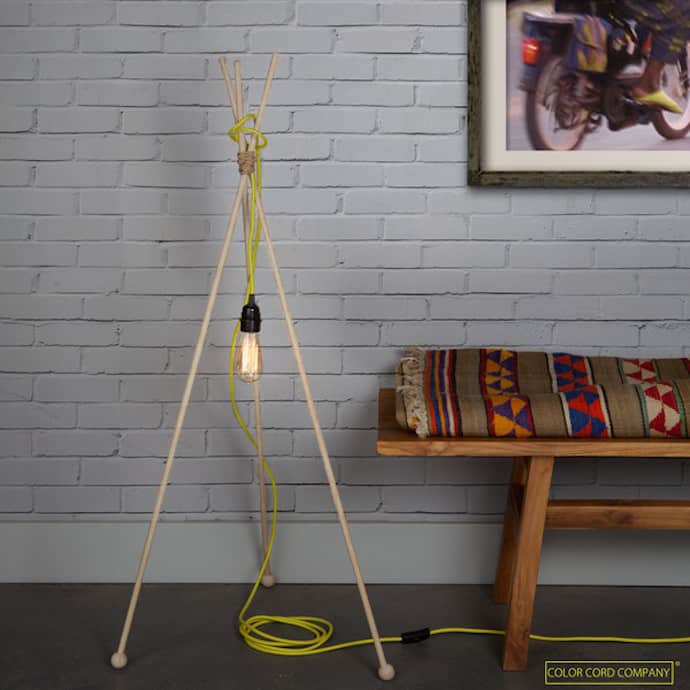 DIY Tripod Floor Lamp