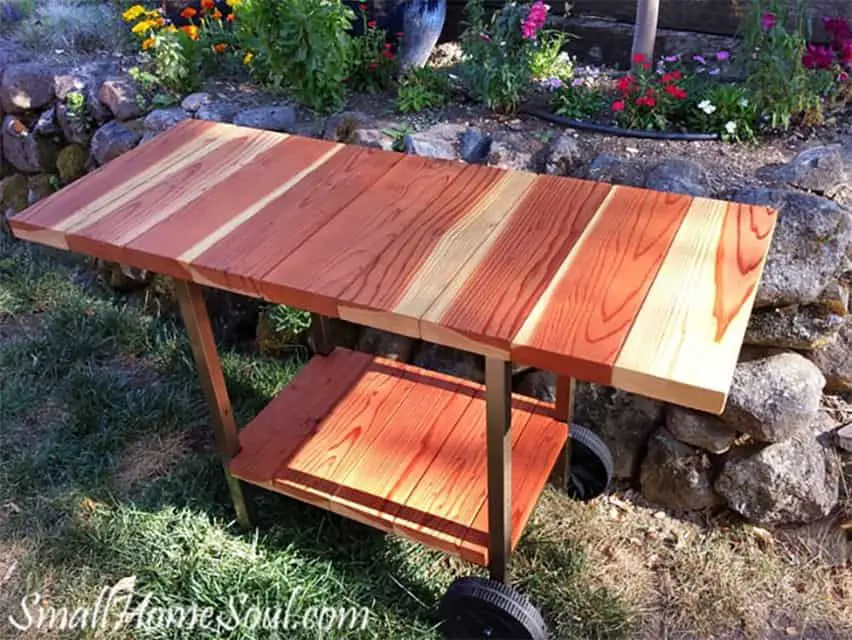Make a Patio Cart from an Old BBQ