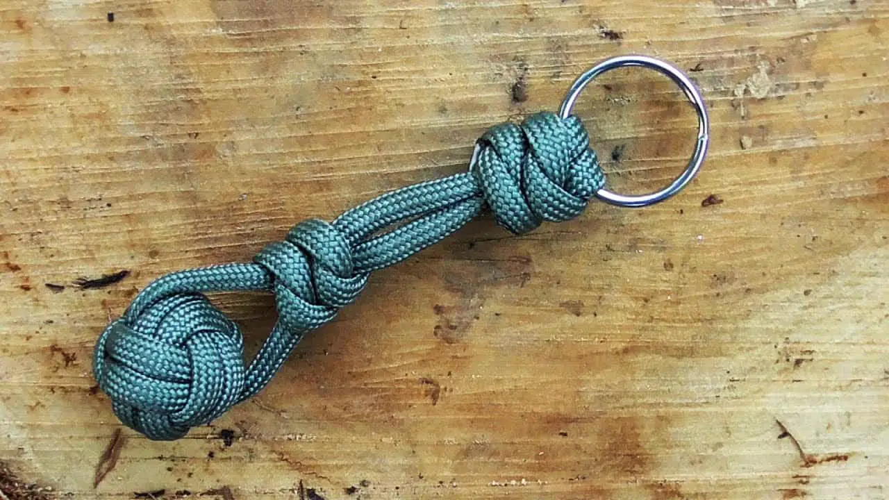 DIY Monkey’s Fist Knot Keychain