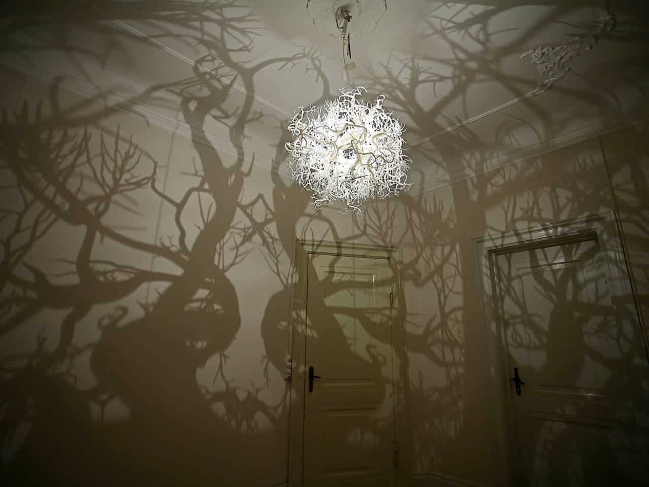 Chandeliers That Turn A Room into A Forest
