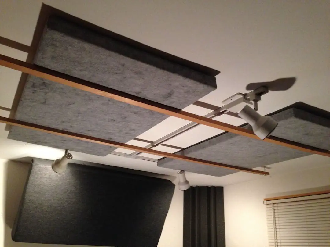 DIY Ceiling Acoustic Panels