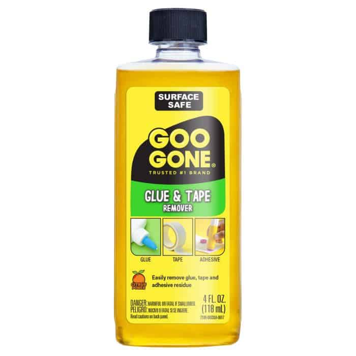 Do Not Forget Using Goo Gone Adhesive Remover