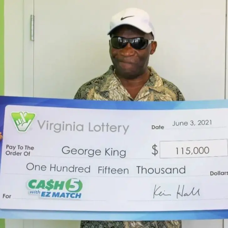 Who won the lottery in King George VA